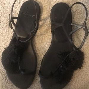 Stuart Weitzman Jabow Tassel Sandal